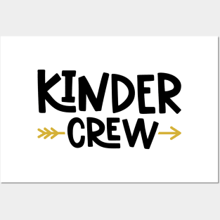 Kinder Crew Kindergarten Kids Back to School Posters and Art